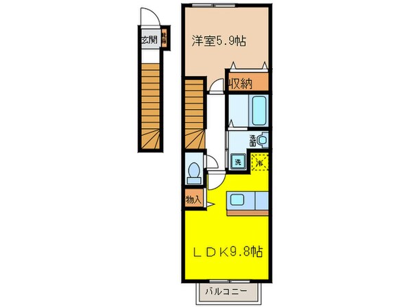 クレディの物件間取画像